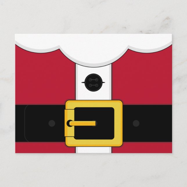 Festiva Postal de Santa Claus Suit (Anverso)