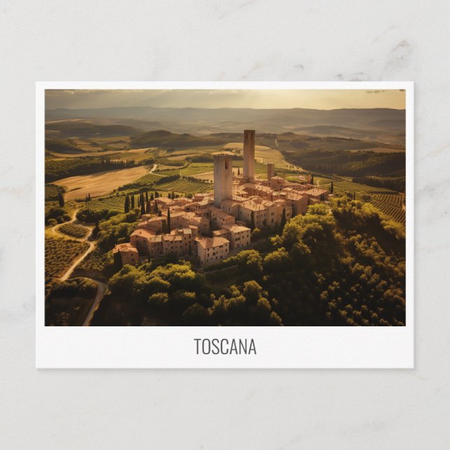 Festiva Postal de Toscana, Italia (Anverso)
