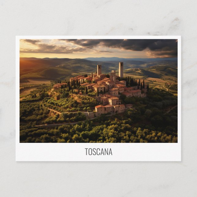 Festiva Postal de Toscana, Italia (Anverso)