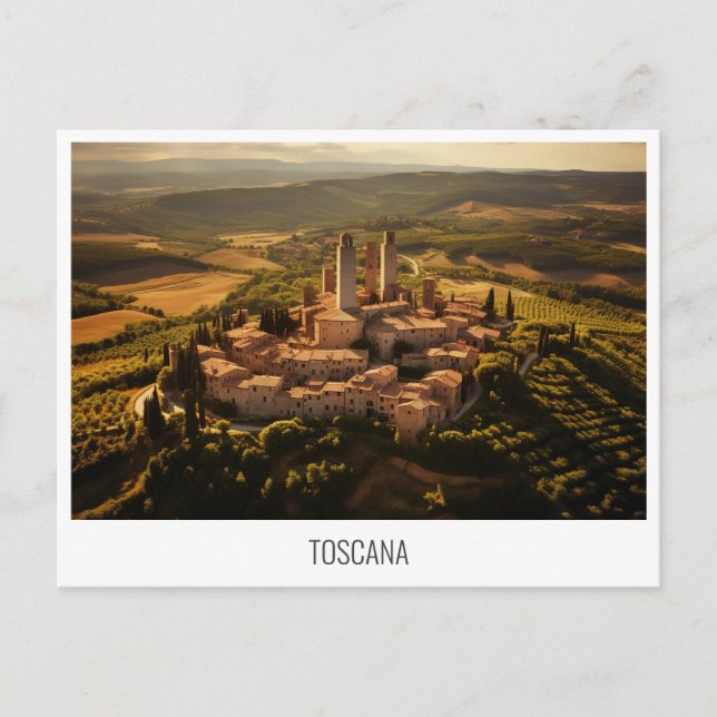 Festiva Postal de Toscana, Italia (Anverso)