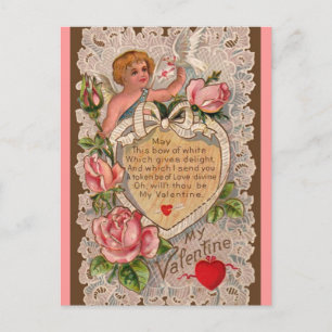 Festiva Postal de vacaciones de El día de San Valentín Vin