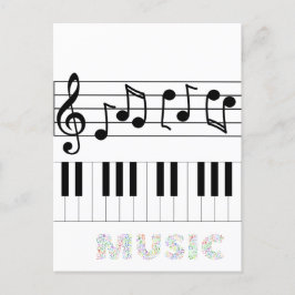 Festiva Postal de vacaciones musicales