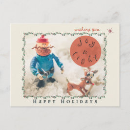Festiva Postal de vacaciones Rudolph & Friends (personaliz