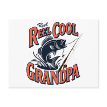 Postal del abuelo de Guay Reel - Pesca del Día del