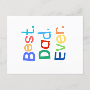 Festiva postal del día del padre