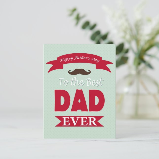 Festiva Postal del Día del Padre (Anverso de pie)