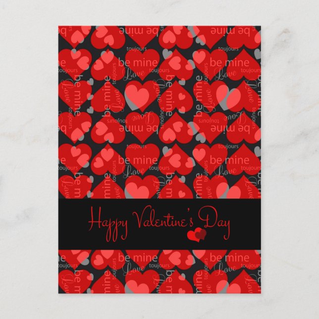 Festiva Postal del el día de San Valentín (Anverso)