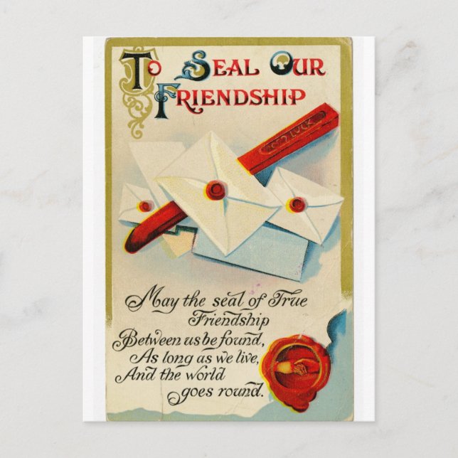 Festiva Postal del el día de San Valentín (Anverso)