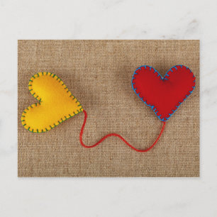 Festiva Postal del el día de San Valentín con los
