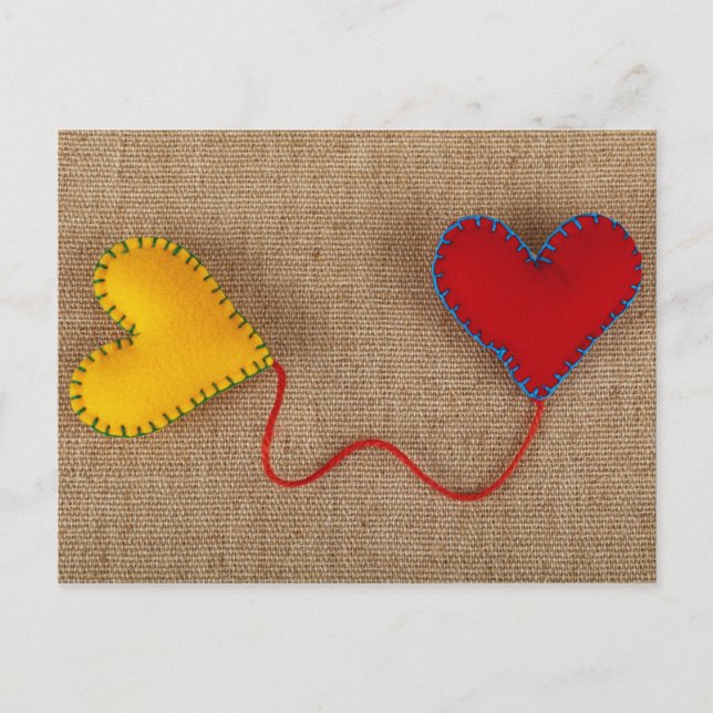 Festiva Postal del el día de San Valentín con los (Anverso)