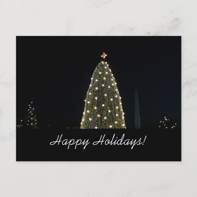 Festiva Postal del Monumento Nacional del Árbol y Washingt (Anverso)