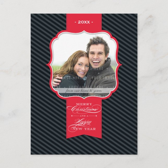 Festiva POSTAL DEL SALUDO DE LA FOTO:: solapa 4P (Anverso)