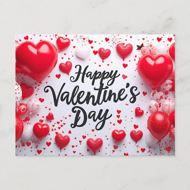 Festiva Postal día de San Valentín (Anverso)