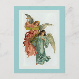 Festiva Postal "Dos ángeles Navidades"