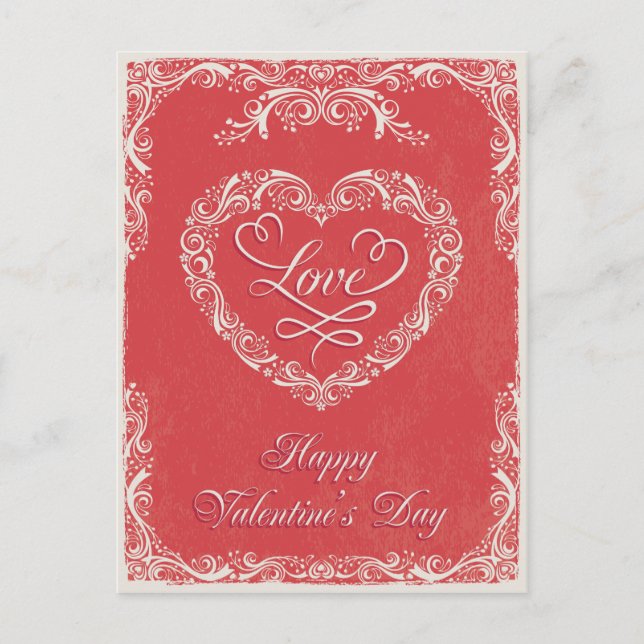 Festiva Postal el día de San Valentín (Anverso)