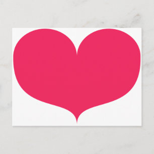 Festiva Postal El día de San Valentín del corazón rosado g