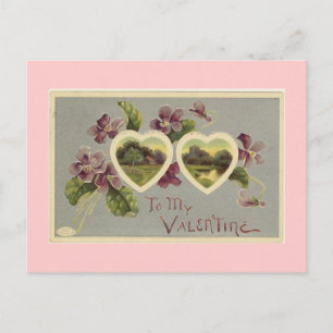 Festiva Postal El día de San Valentín victoriana