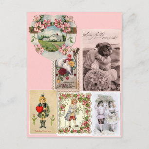 Festiva Postal El día de San Valentín victoriana
