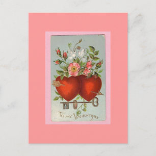 Festiva Postal El día de San Valentín victoriana
