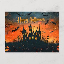 Festiva Postal feliz de Halloween