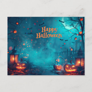 Festiva Postal feliz de Halloween
