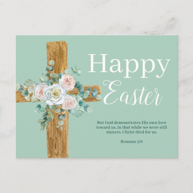 Festiva Postal feliz de Pascua (Anverso)