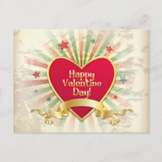 Festiva Postal feliz Día de San Valentín