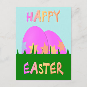 Festiva Postal feliz huevo de Pascua