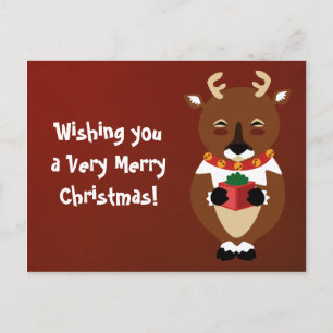 Festiva Postal feliz para renos