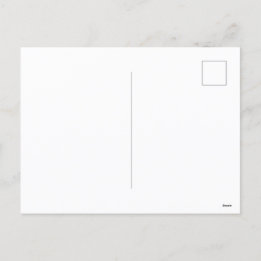 Festiva Postal floral en blanco