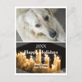 Festiva Postal fotográfica de Navidades de velas - HAMbWG