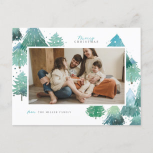 Festiva Postal fotográfica de vacaciones acuáticas en invi