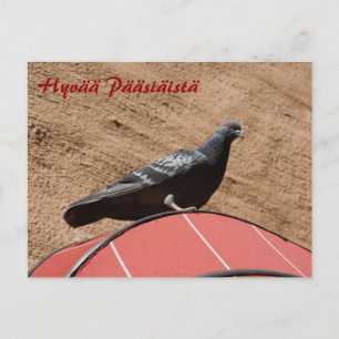 Festiva Postal Happy Easter de la paloma buscadora