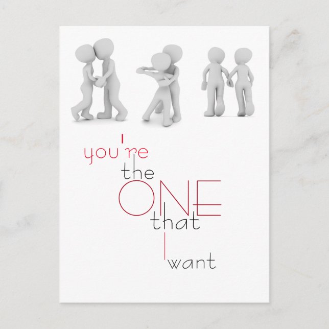 Festiva Postal Ilustracion el día de San Valentín (Anverso)