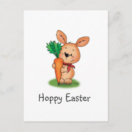 Festiva Postal linda Pascua feliz de Pascua del conejito