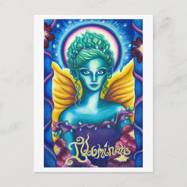 Festiva Postal luminosa (Anverso)