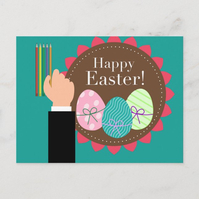 Festiva Postal navideña feliz (Anverso)