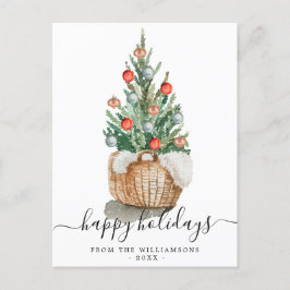 Festiva Postal navideña tradicional