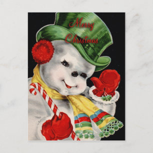 Festiva Postal navideña vintage
