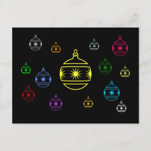 Festiva postal - Ornamentos de vacaciones