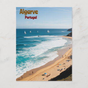 Festiva Postal panorámica del Algarve Portugal - Viaje cos