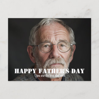 Festiva Postal personalizada del Día del Padre - Foto Pers