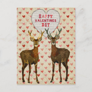 Festiva Postal selvática del día de San Valentín de los