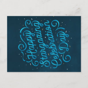 Festiva Postal Stargazing feliz del día