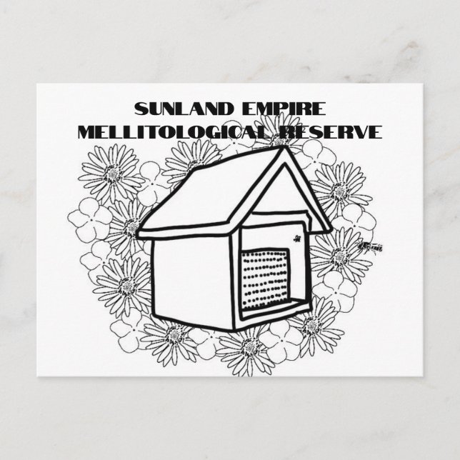 Festiva Postal Sunland Empire Mellitological Reserve BW (Anverso)