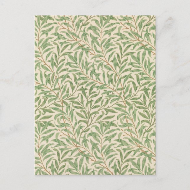 Festiva Postal Willow Bough (de William Morris) (Anverso)