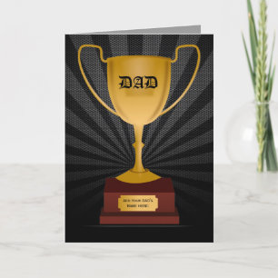 Festiva Premio Trofeo de Papá, Tarjeta del Día del Padre