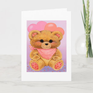 Festiva Primer El día de San Valentín nieta - Tarjeta de s