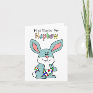 Festiva Primera Pascua para el sobrino tarjeta conyugal