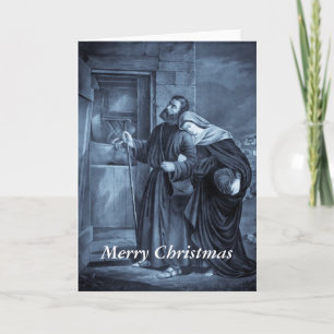 Festiva Primera tarjeta de felicitación de Nochebuena